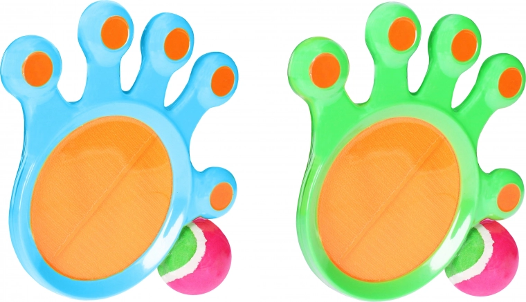 Juego de atrapar para niños con mano de velcro
