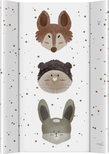 Ceba Baby cambiador con tablero rígido 50 × 70 cm basic cute animals