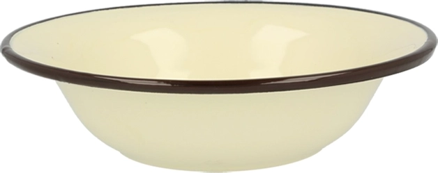 Cuenco esmaltado Silesia Rybnik 2,55 l color crema