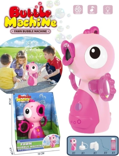 Máquina de burbujas Pajarito – rosa