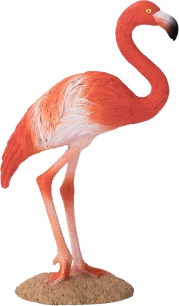 Figura Mojo de flamenco caribeño – modelo plástico realista