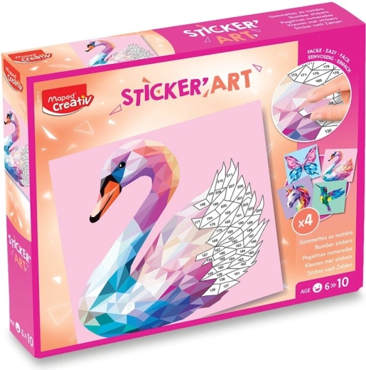 Maped set creativo Sticker' Art – criaturas elegantes