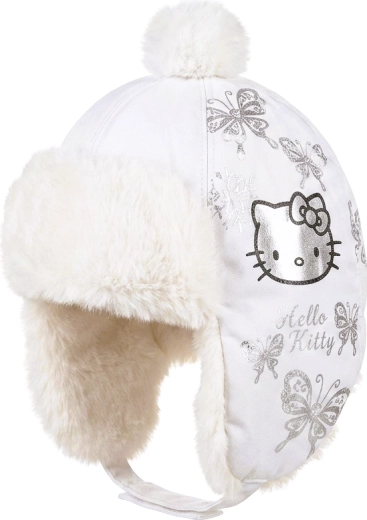 Gorro ruso de invierno para niña Hello Kitty