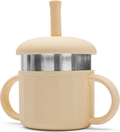 Vaso de silicona 2 en 1 New Baby