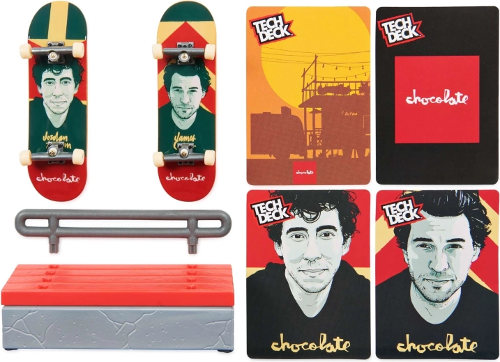 Dos tablas fingerboard CHOCOLATE para el doble de diversión