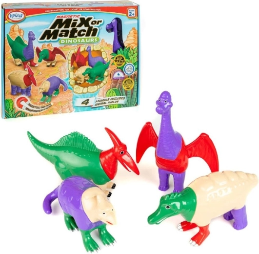 Dinosaurios magnéticos MalBlo – set de construcción creativo para niños
