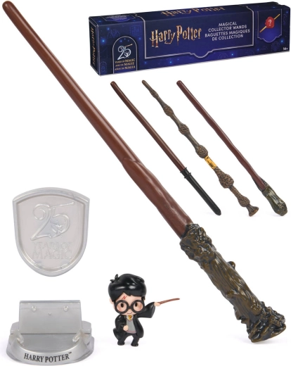 Spin Master Harry Potter 25 years of magic varita mágica coleccionable con sorpresa - 1 unidad