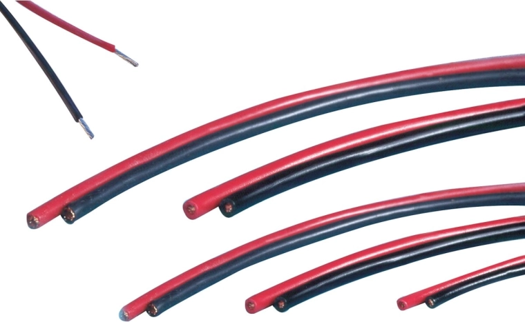 Cable de silicona JAMARA de 0,75 mm², 100 m, rojo