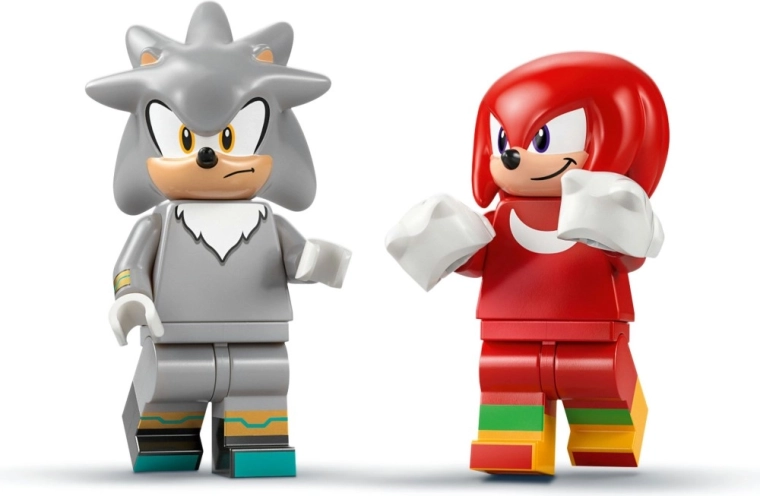 Minifiguras de Silver y Knuckles