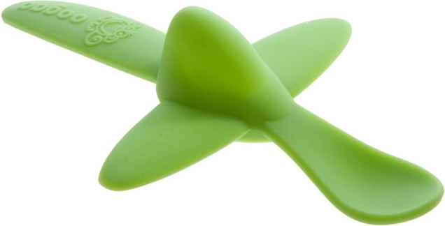 Cucharita Avioncito Verde Oogaa