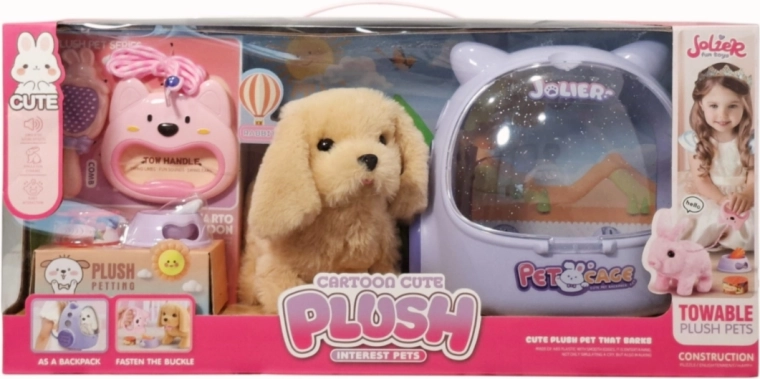Animalito – perrito de peluche con accesorios - 1 unidad