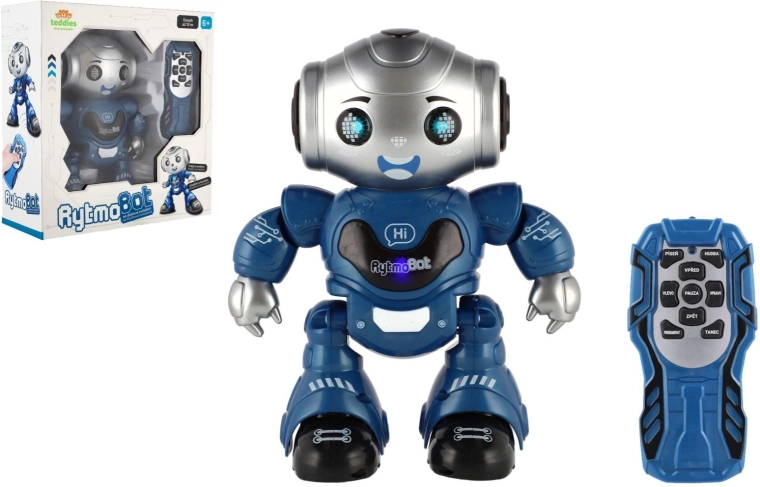 Robot RytmoBot con control por infrarrojos con luz y sonido 20 cm