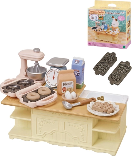 Isla de cocina SYLVANIAN FAMILIES para casa de muñecas