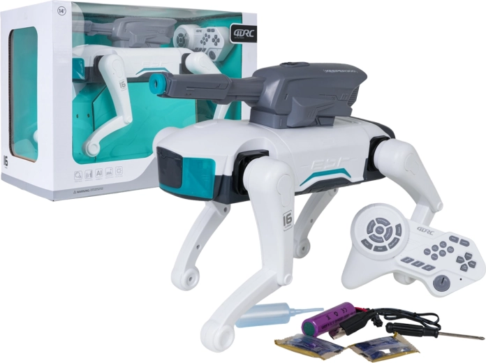 Perro robot teledirigido KEEPER 300 con bláster de gel