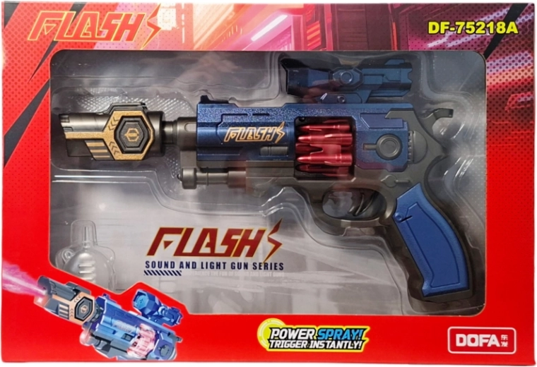Pistola de juguete con luz y sonido