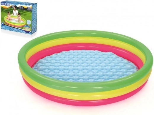 Piscina infantil hinchable BESTWAY 152 cm – arcoíris