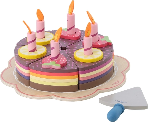 Velas y adornos para un ambiente de cumpleaños