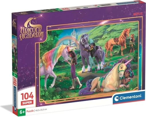 Puzzle Clementoni 104 piezas Unicorn Academy