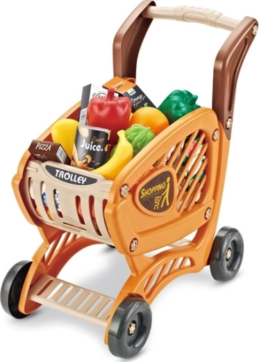 Carrito de compras infantil WOOPIE con 42 accesorios