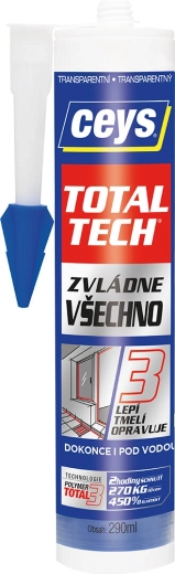 Adhesivo y sellador universal 290 ml CEYS TOTAL TECH transparente