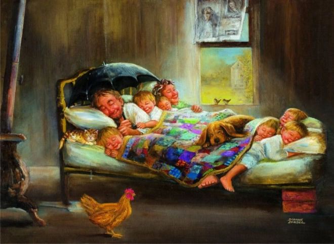 Puzzle Hogar, dulce hogar 1000 piezas ANATOLIAN