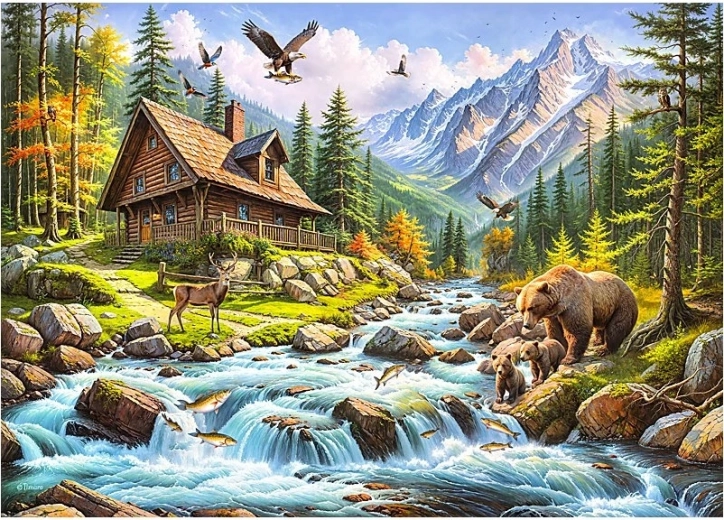 Puzzle Cherry Pazzi Valle vivo 1000 piezas