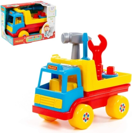Coche didáctico con herramientas para los más pequeños