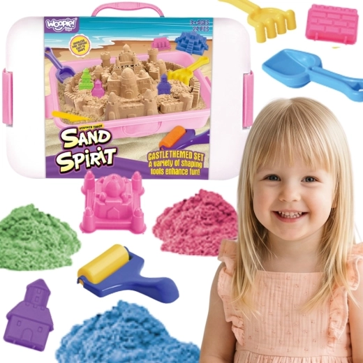 Woopie Sand Spirit arena cinética – set castillo y palacio de 24 piezas