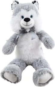 Husky de peluche 55 cm