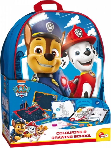 Escuela de dibujo con mochila Paw Patrol