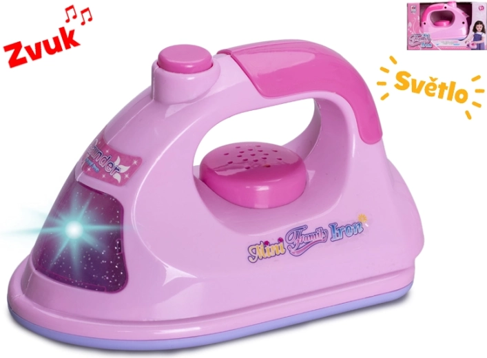 Plancha infantil con luz y sonidos, 16 cm