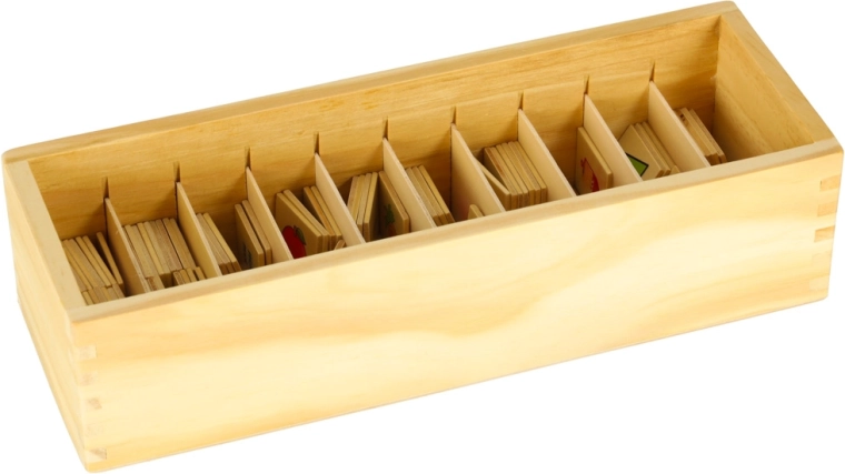 Organización clara de todas las piezas