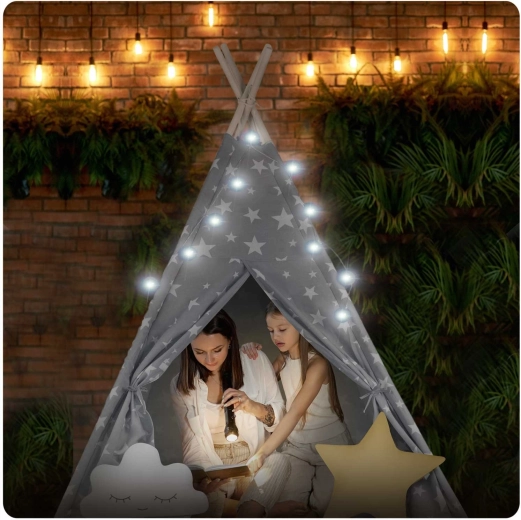 Ambiente mágico con luces