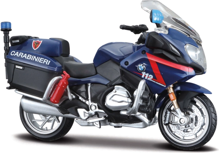 Motocicleta policial Maisto BMW R 1200 RT Carabinieri 1:18
