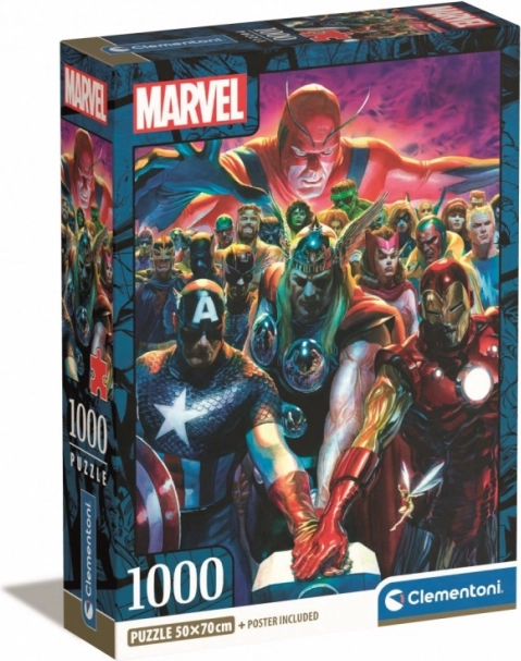 Puzle de 1000 piezas Marvel Avengers
