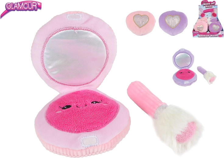 Polvera de peluche para bebés 10 cm