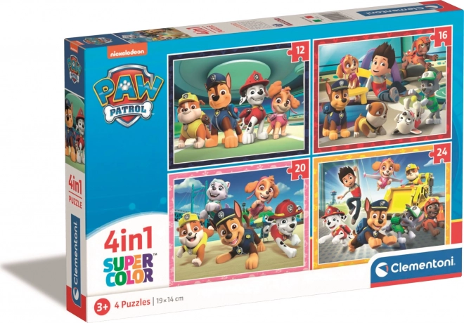 puzle 4 en 1 PATRULLA CANINA