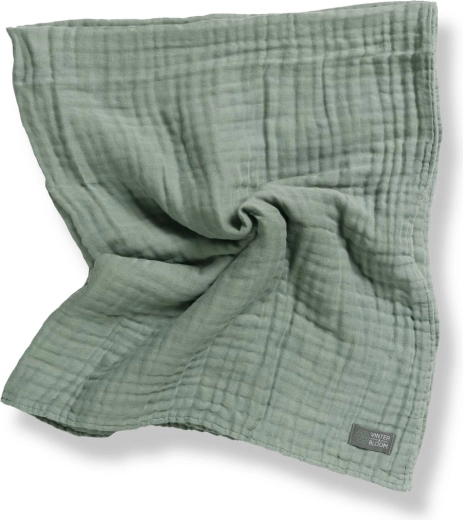 Vinter & Bloom manta de muselina orgánica layered jade green - 1 pieza