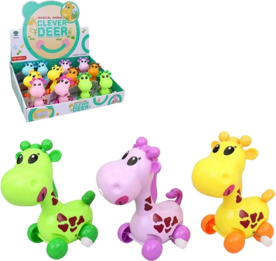 Jirafa de cuerda – juguete de mano, 6 colores