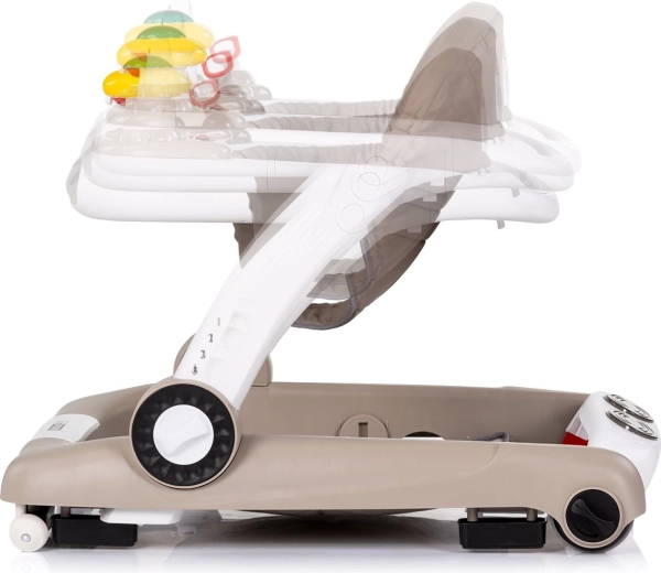 4 en 1: andador, centro de juego, modo saltarín y correpasillos