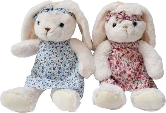 Conejito de peluche con vestido