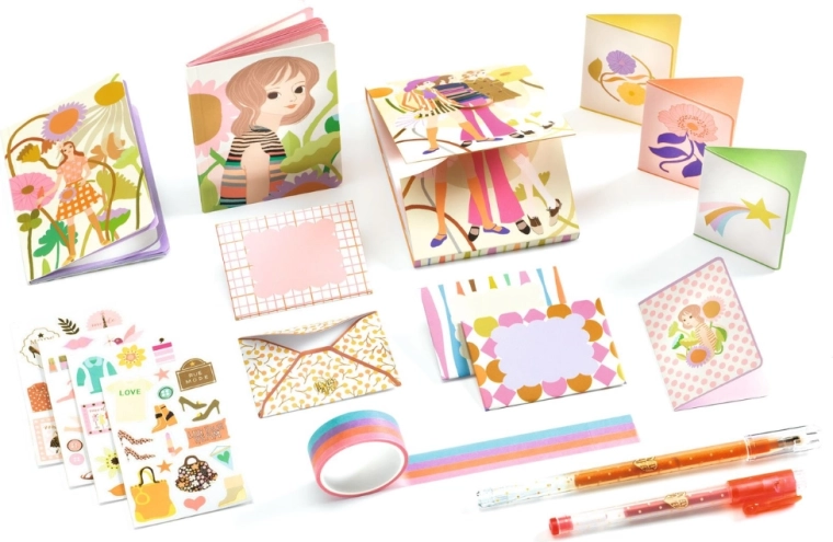 Equipamiento completo para escribir y decorar