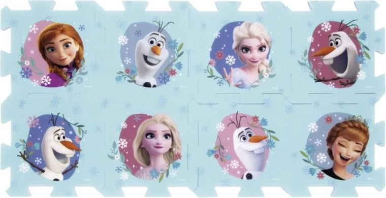 Puzzle de espuma para el suelo Frozen (El Reino de Hielo) 118,5 × 61,5 cm