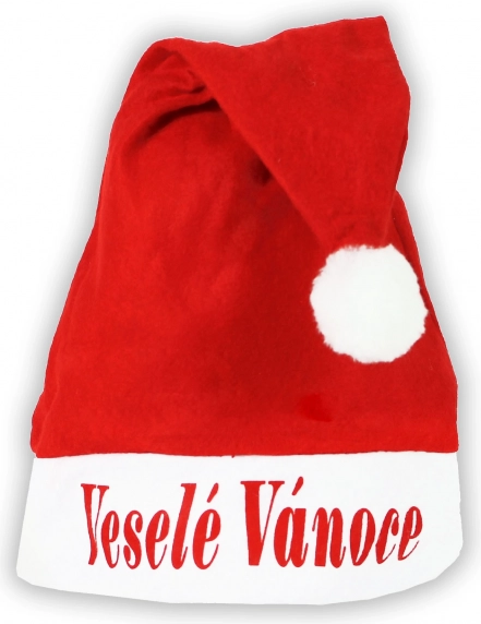 Gorro navideño con el texto Feliz Navidad