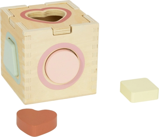 Cubo encajable para formas y lógica