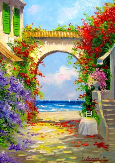 Puzzle ENJOY En la costa 1000 piezas