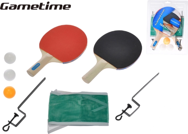 Gametime set de tenis de mesa con red, 2 palas y 3 pelotas