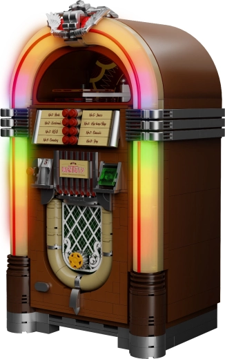 Efectos de luz y aspecto retro icónico