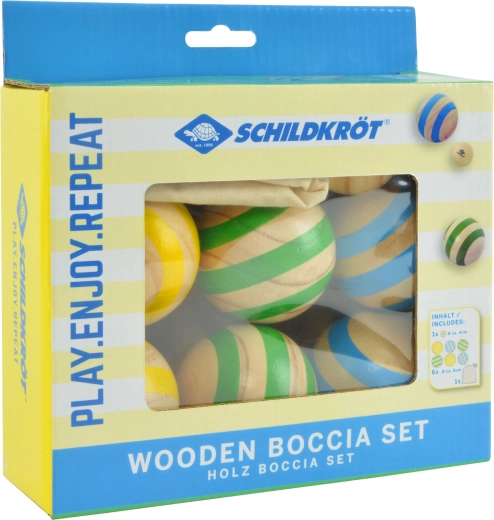 Juego de boccia de madera Schildkröt