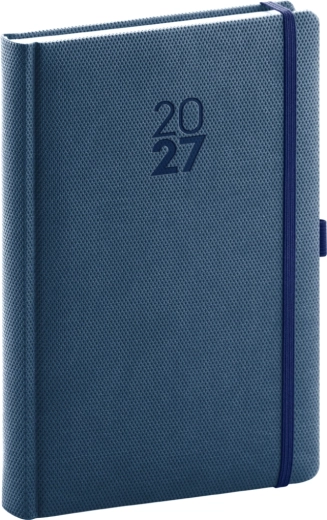 Agenda diaria Notique Diamante 2027 azul 15 × 21 cm